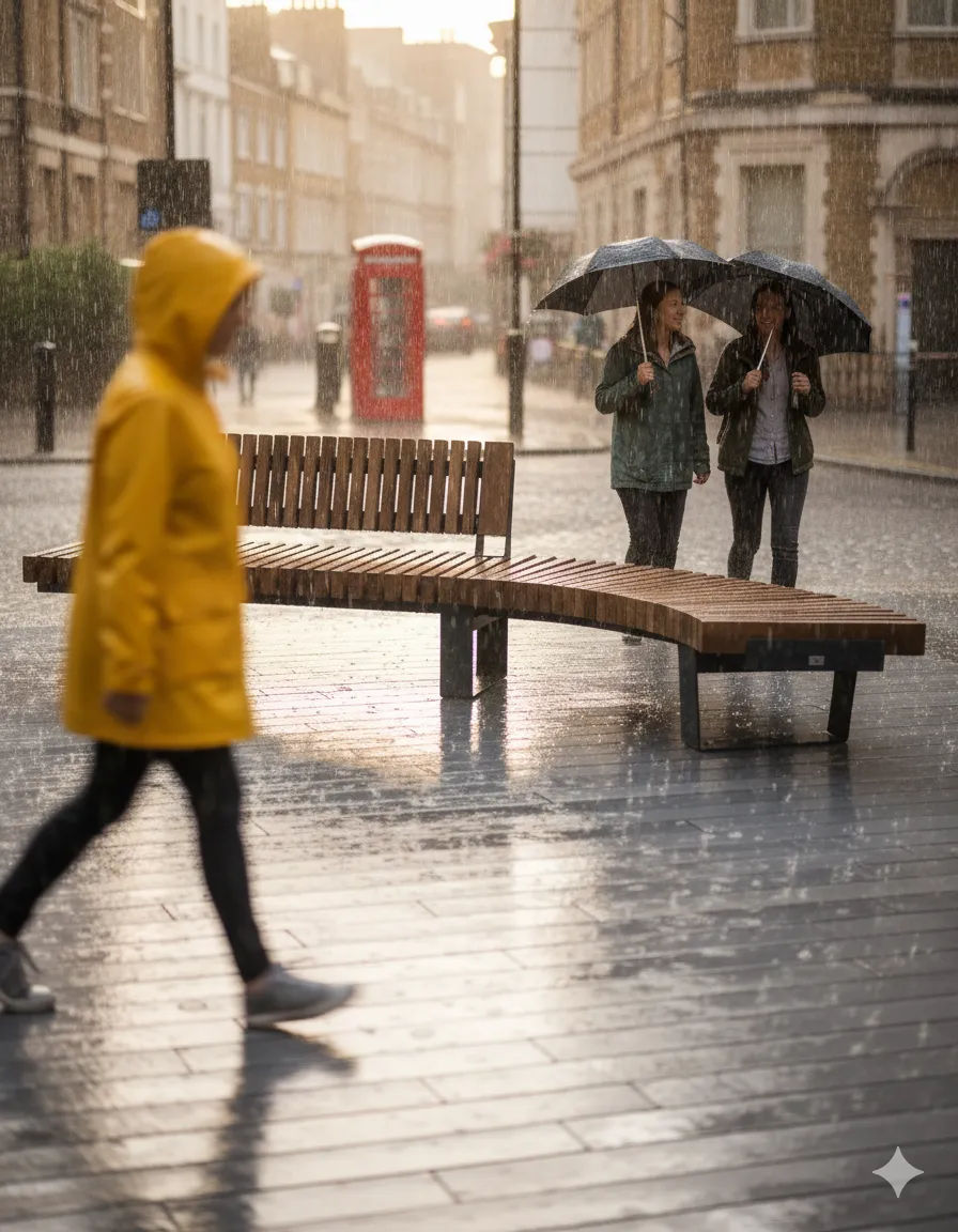 The furniture we place in outdoor spaces today must withstand not just British weather as we’ve known it, but weather patterns we’re still trying to understand.