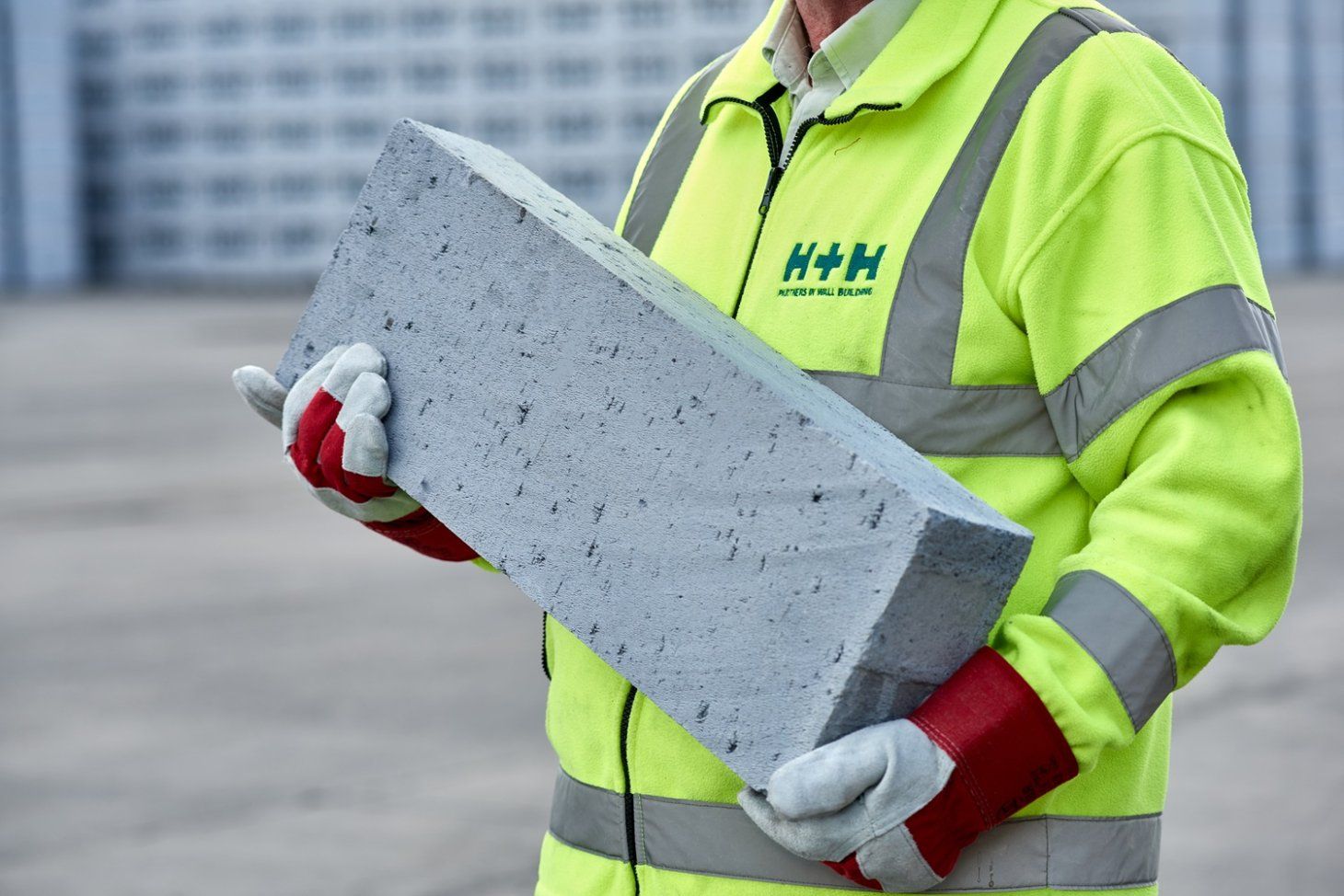 H+H aircrete blocks have thousands of air bubbles captured within the structure of the material