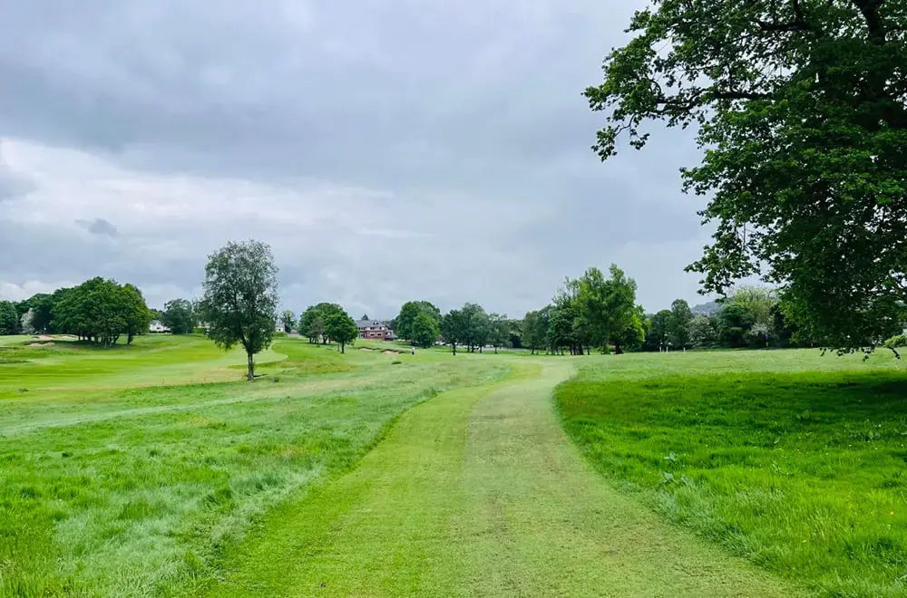 Transform golf courses with grass paths