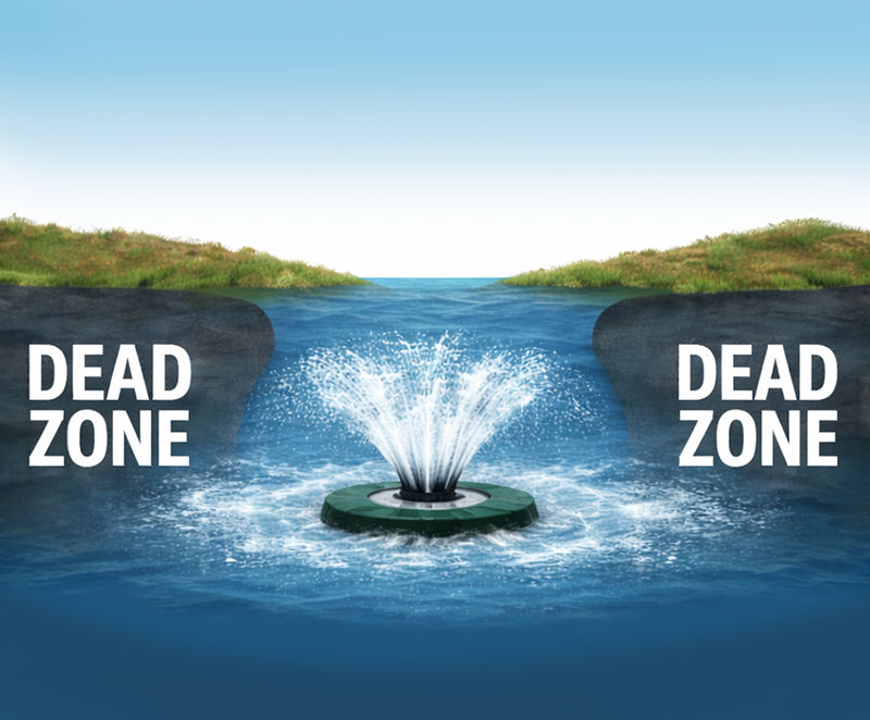 Choosing the right Aeration system helps combat odour, dead zones & water quality