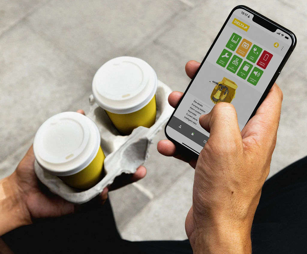 Delta HLA Plus provides a convenient and easy-to-use pump monitoring app