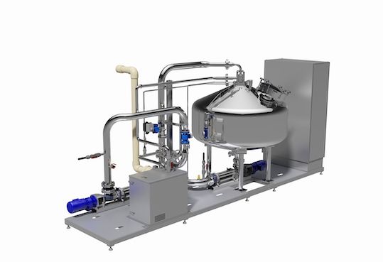EloVac-P unit, compact, simple, and completely skid-mounted