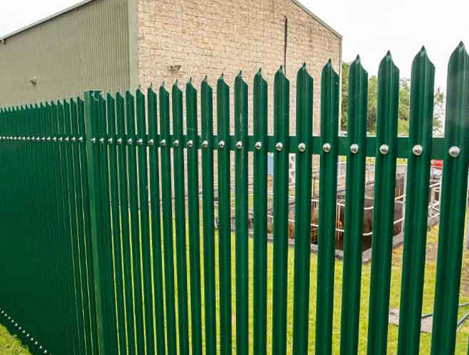 Stronguard palisade SR2 high security fencing
