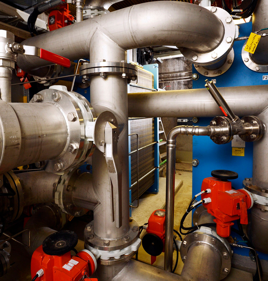 GEMU 490 valve in sludge recycling process