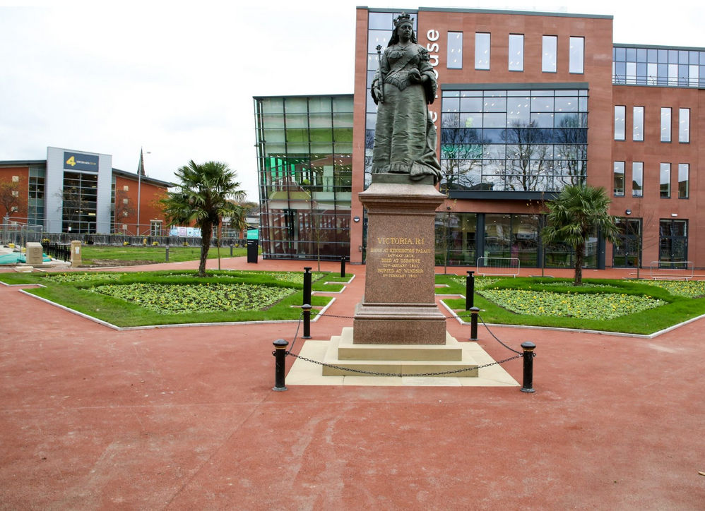 NatraTex surfacing is used in urban regeneration products across the UK