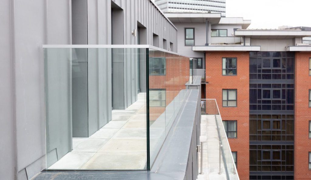 Balustrade with glass from BA Systems