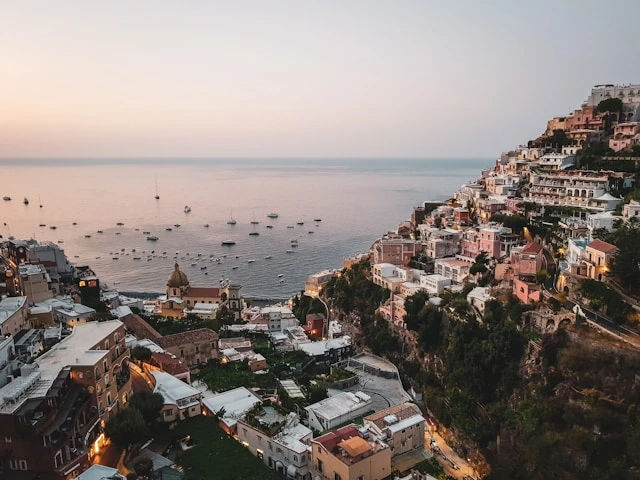 Amalfi Coast Italy in summer
