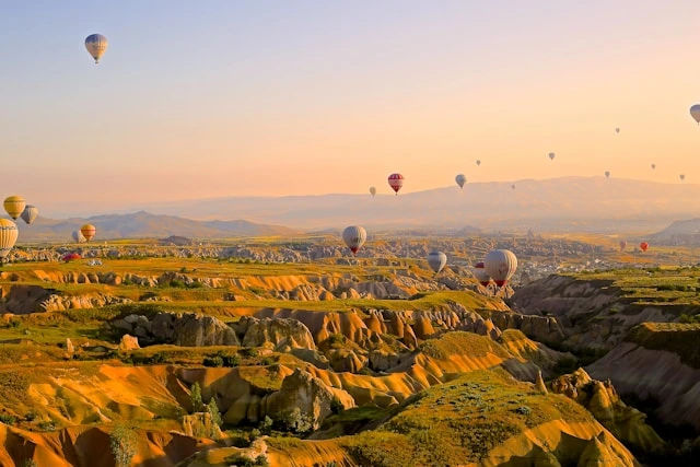 Cappadocia Turkey in summer