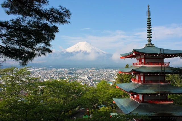 Kyoto Japan in summer