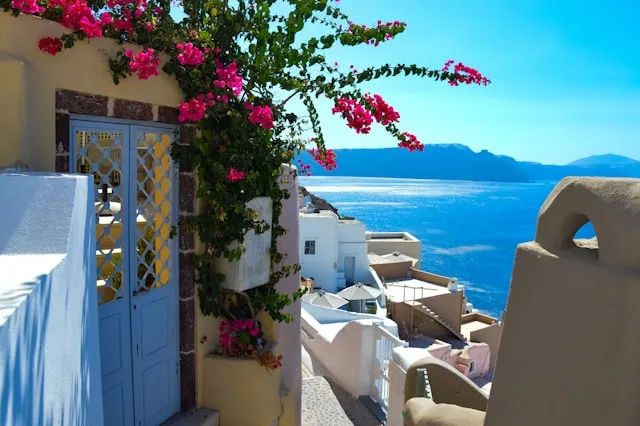 Santorini Greece in summer