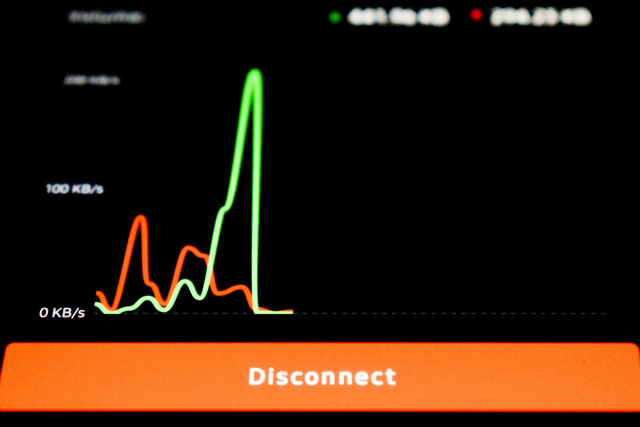 Mobile data throttling concept
