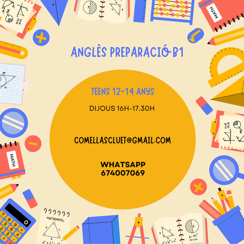 Anglès nivell B1 per a joves