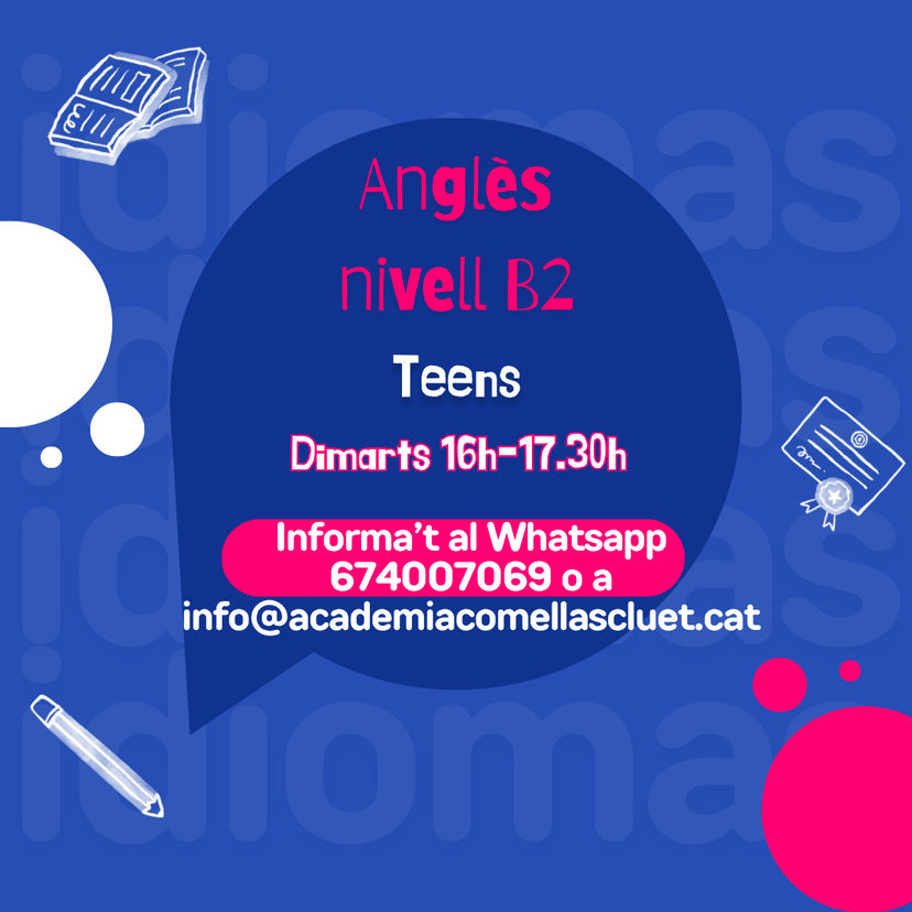 Anglès nivell B2 per a joves
