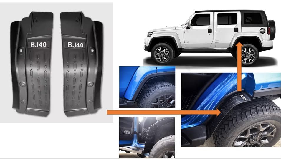 BAIC BJ40 -ийн арын хаалга хамгаалдаг шаврын хаалт