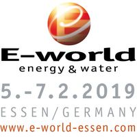 E-world energy & water logo