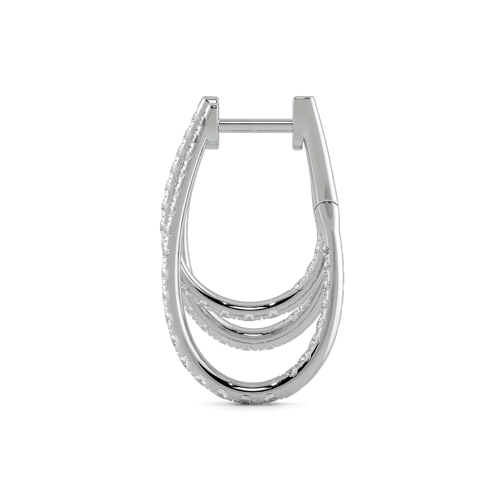 Unified Strands Hoop Earrings 3