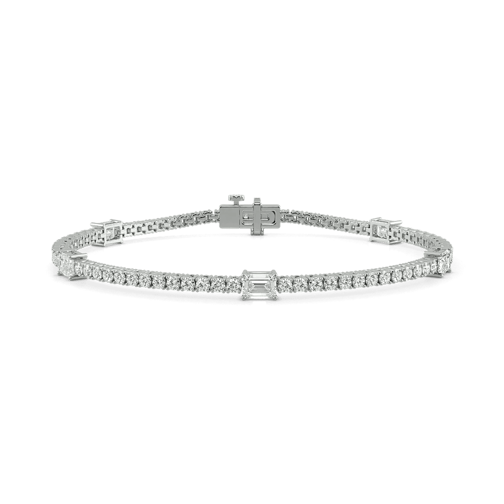 Ethereal Lustre Tennis Bracelet