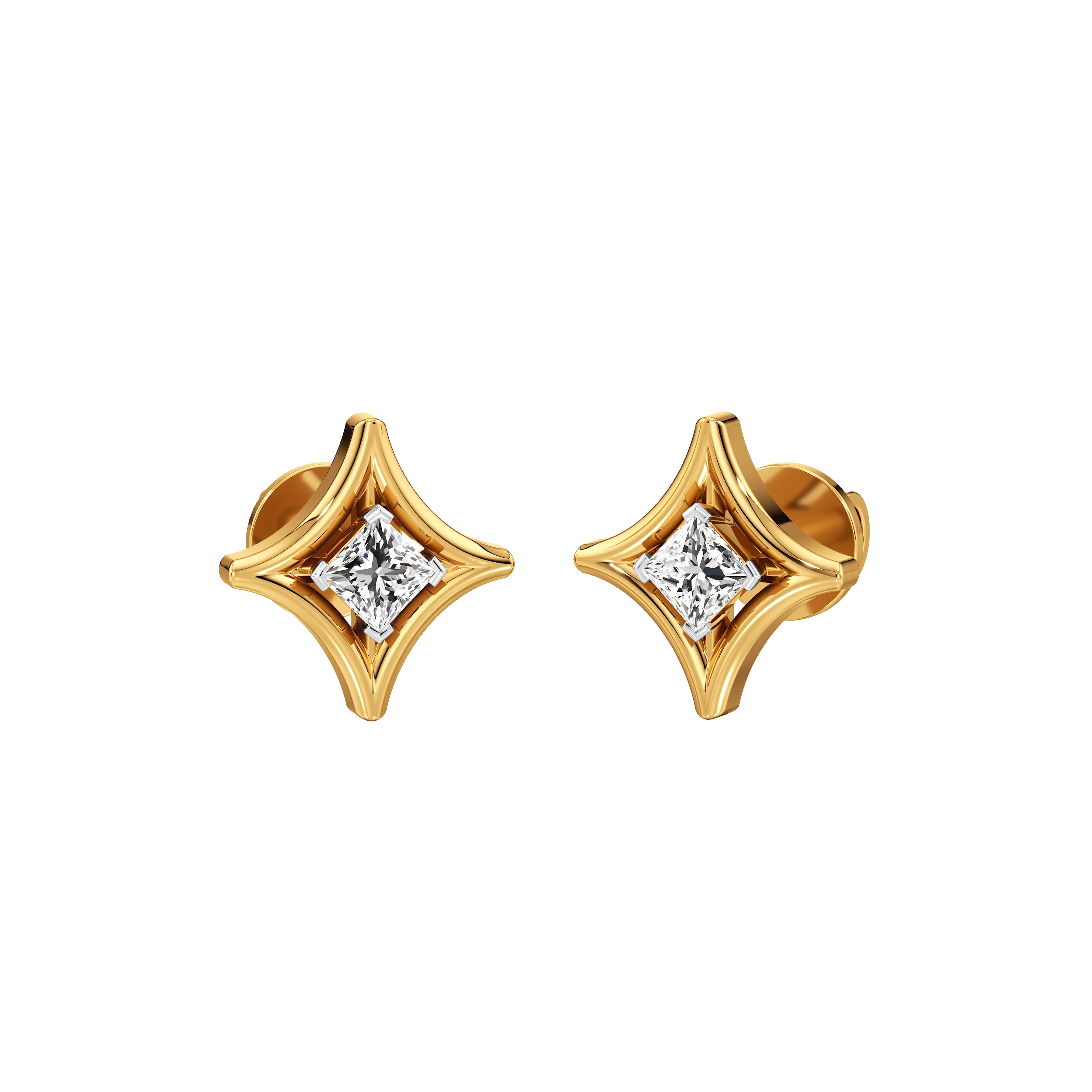 Stellar Point Stud Earrings 0