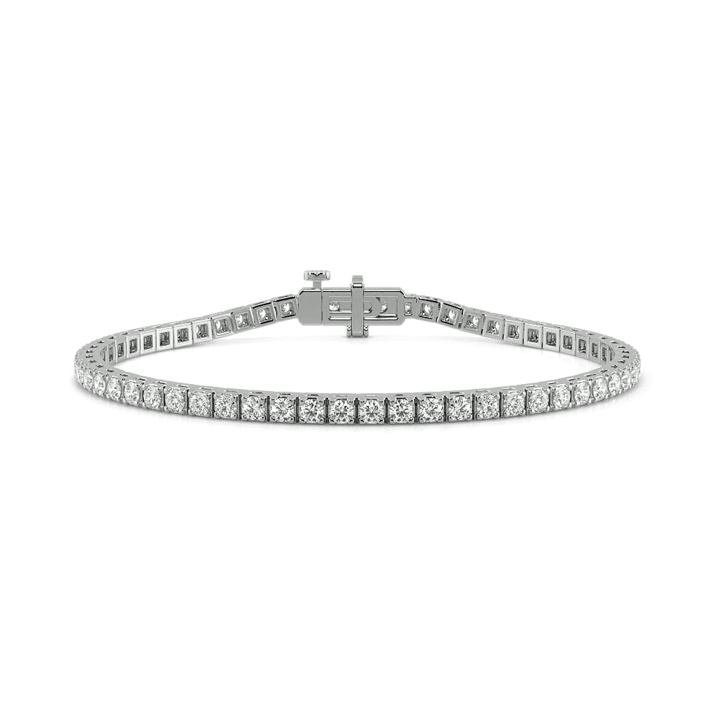 Golden Lustre Tennis Bracelet