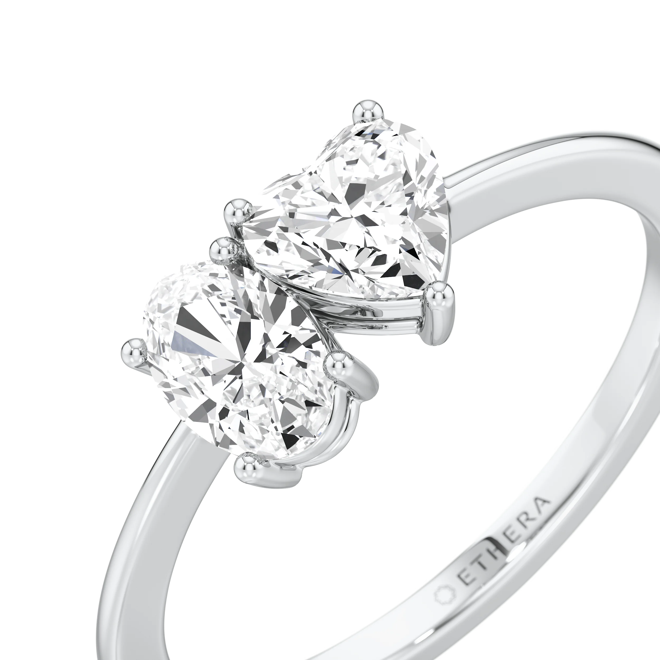 Heart & Oval Duo Ring 5