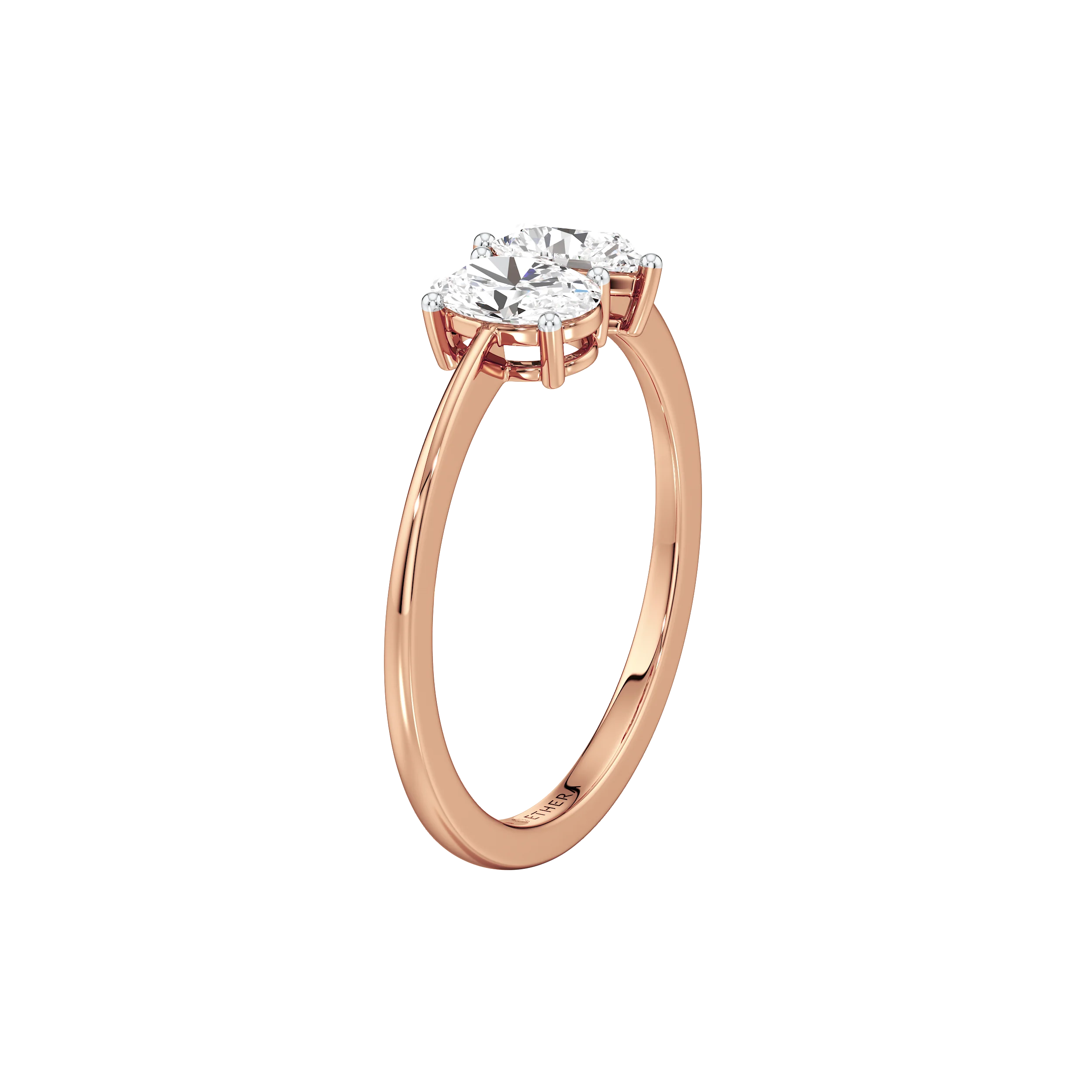 Heart & Oval Duo Ring 11