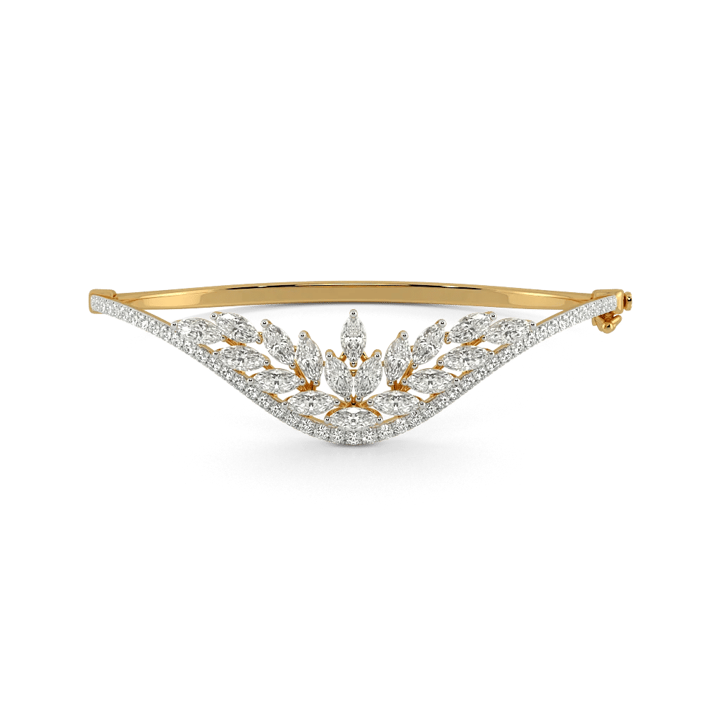Forever In Bloom Oval Bangle