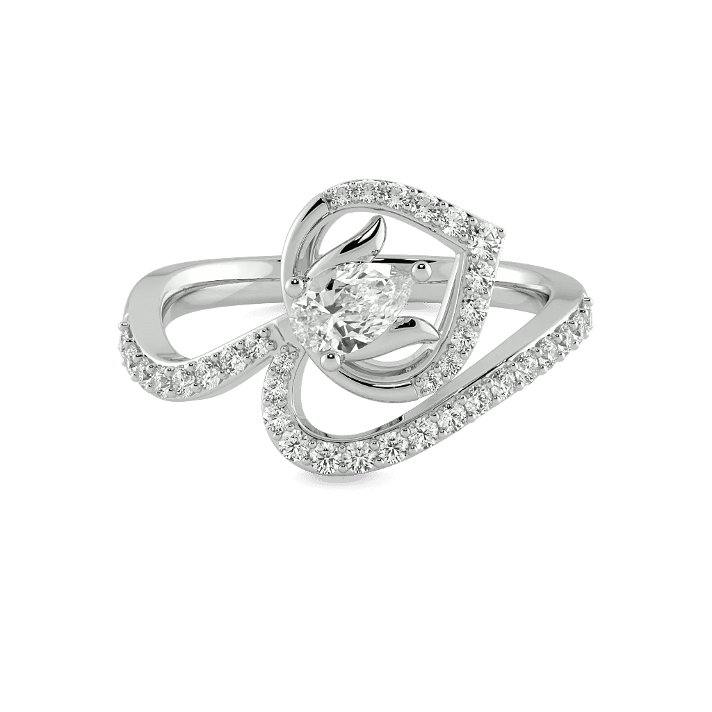 Velvet Rose Floral Ring 3