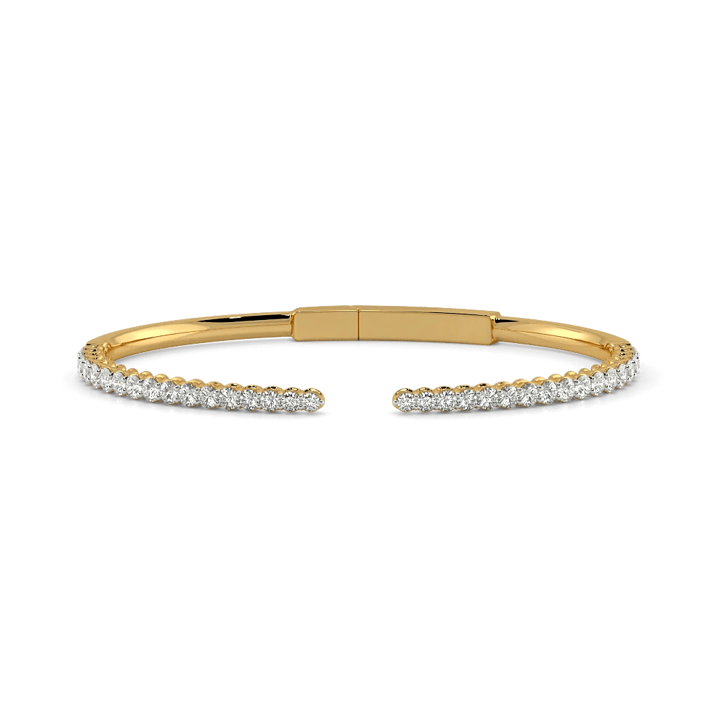 Eternal Love Open Top Oval Bangle 0