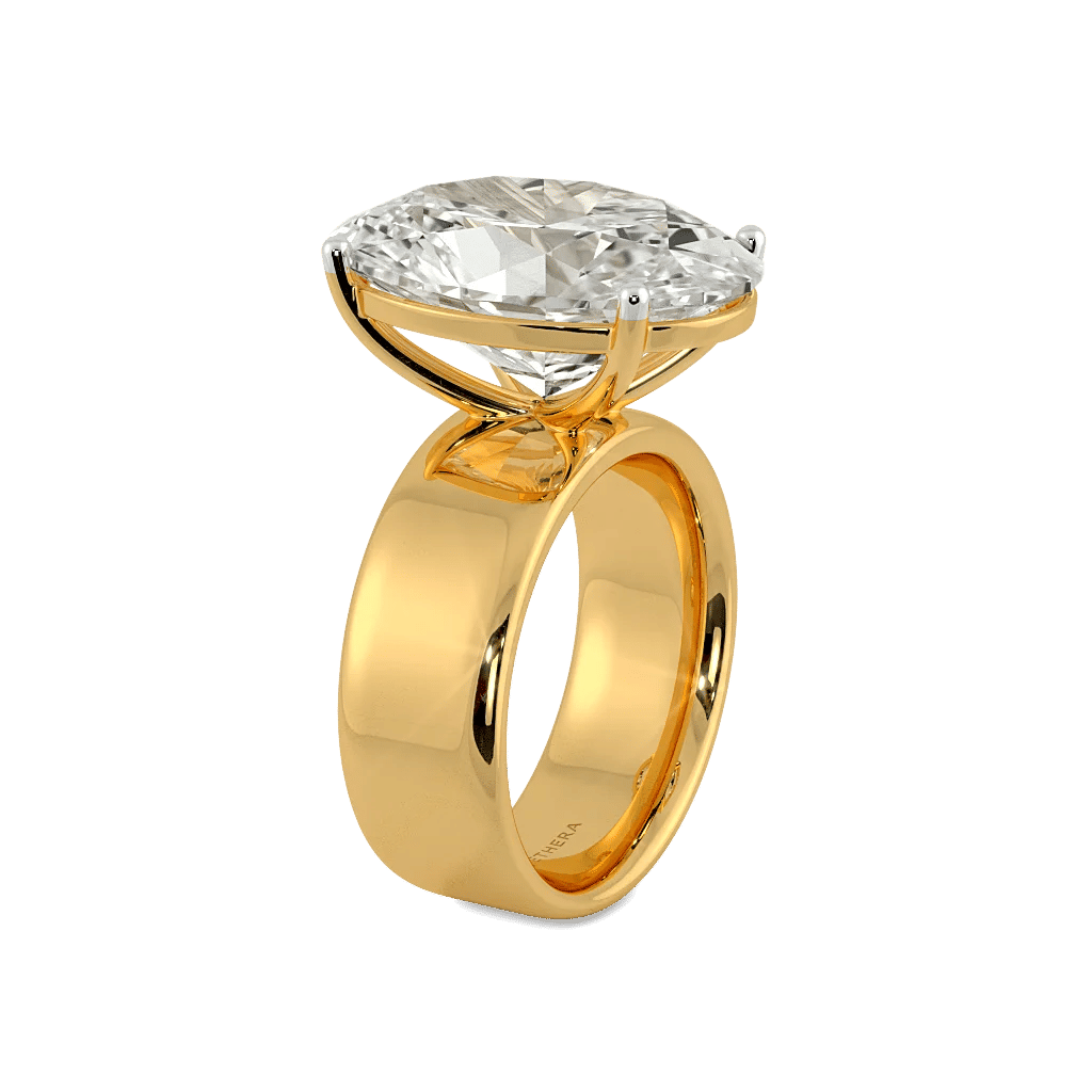 Rock And Roll Solitaire Ring 4