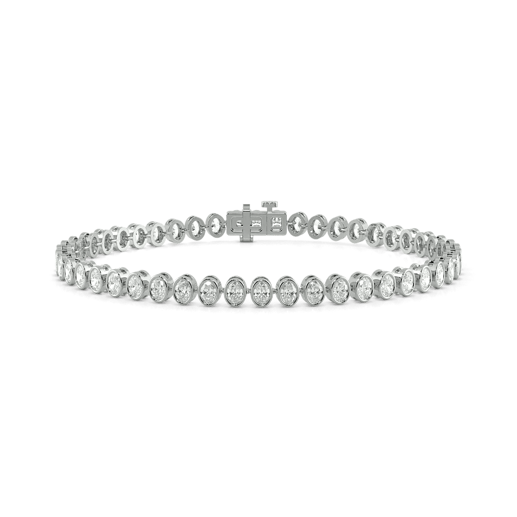 Oval Mirage Tennis Bracelet