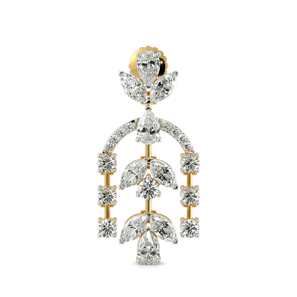 Floating Gems Drop Earrings 2