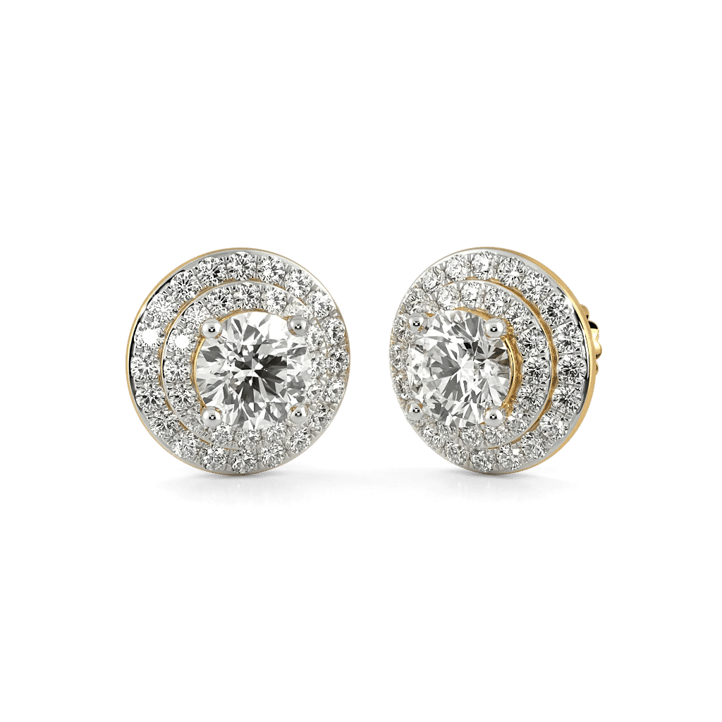 Crown Of Dual Radiance Stud Earrings 0