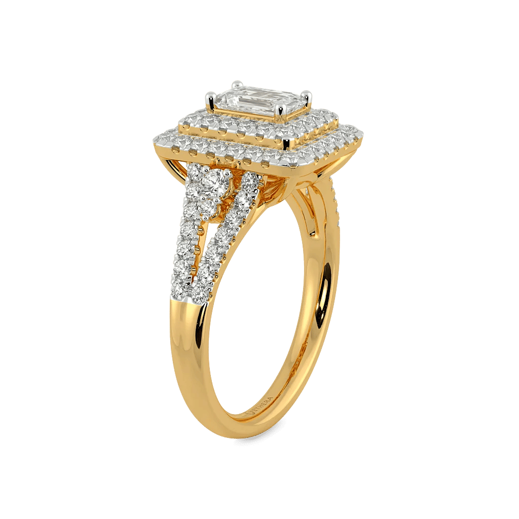 Deco Divine Solitaire Ring 4