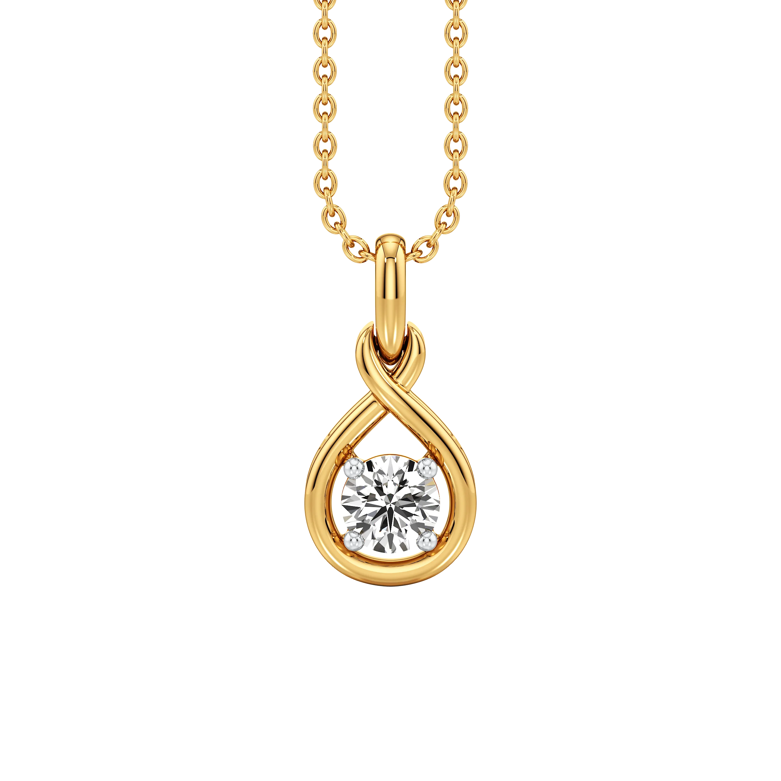 Golden Embrace Pendant hover