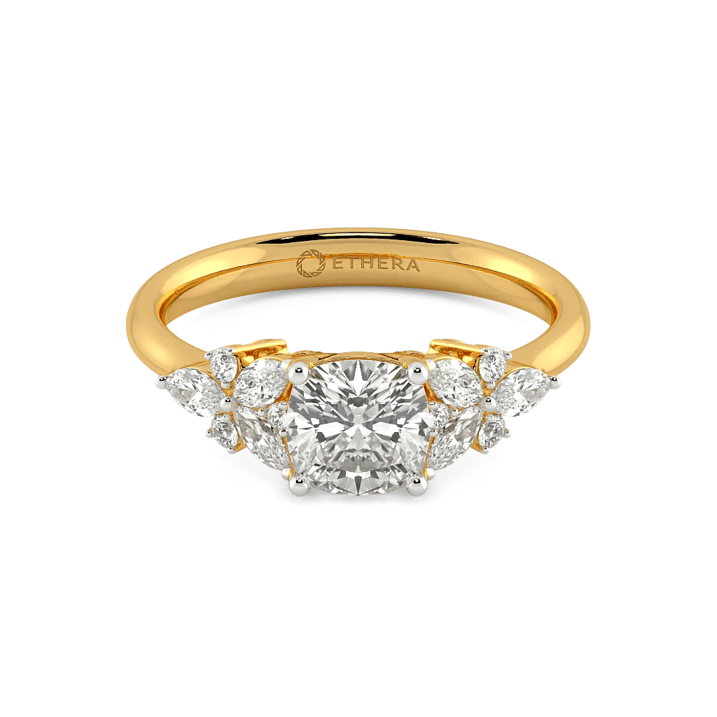 Trio Of Love Solitaire Ring 4