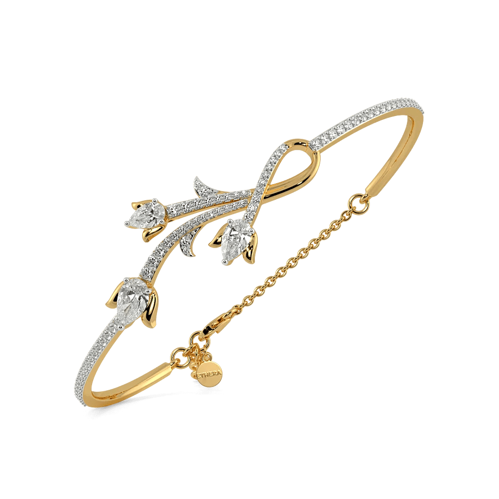 Lotus Dream Oval Bangle 3