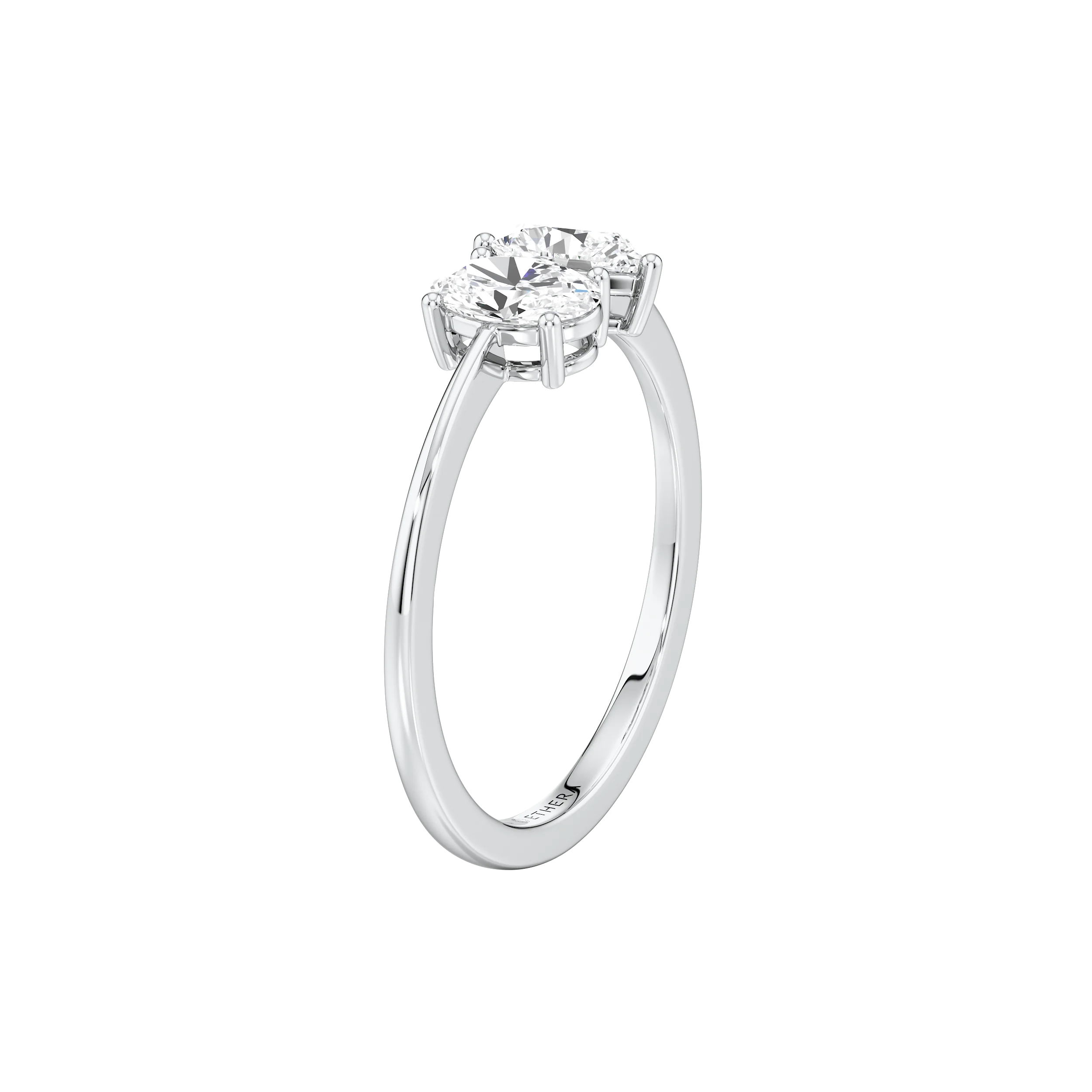 Heart & Oval Duo Ring 7