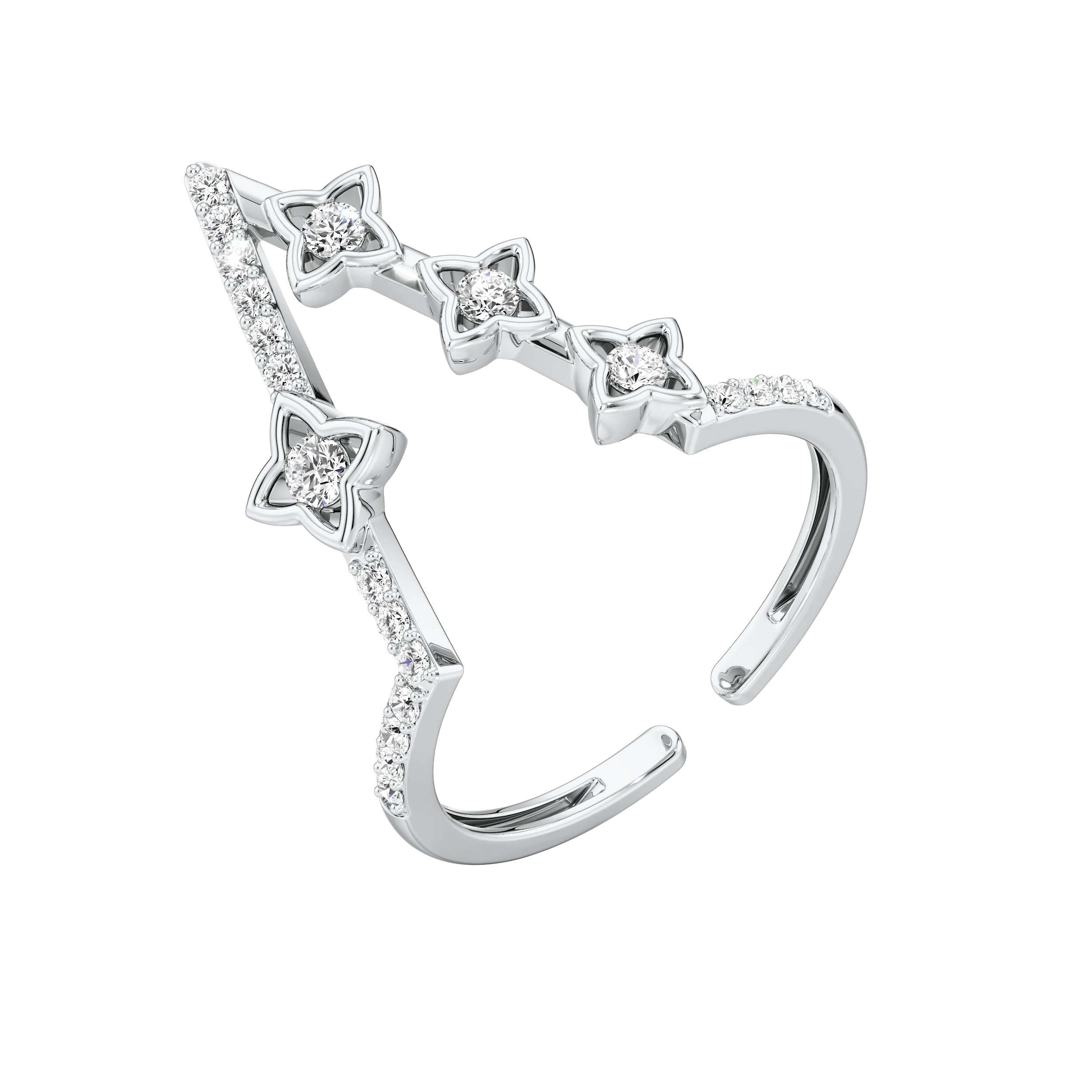 Stellar Zig-Zag Ring 4