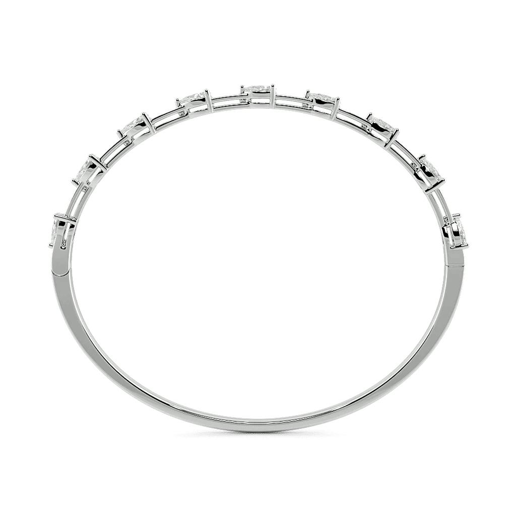 Luxe Scatter Oval Bangle 2