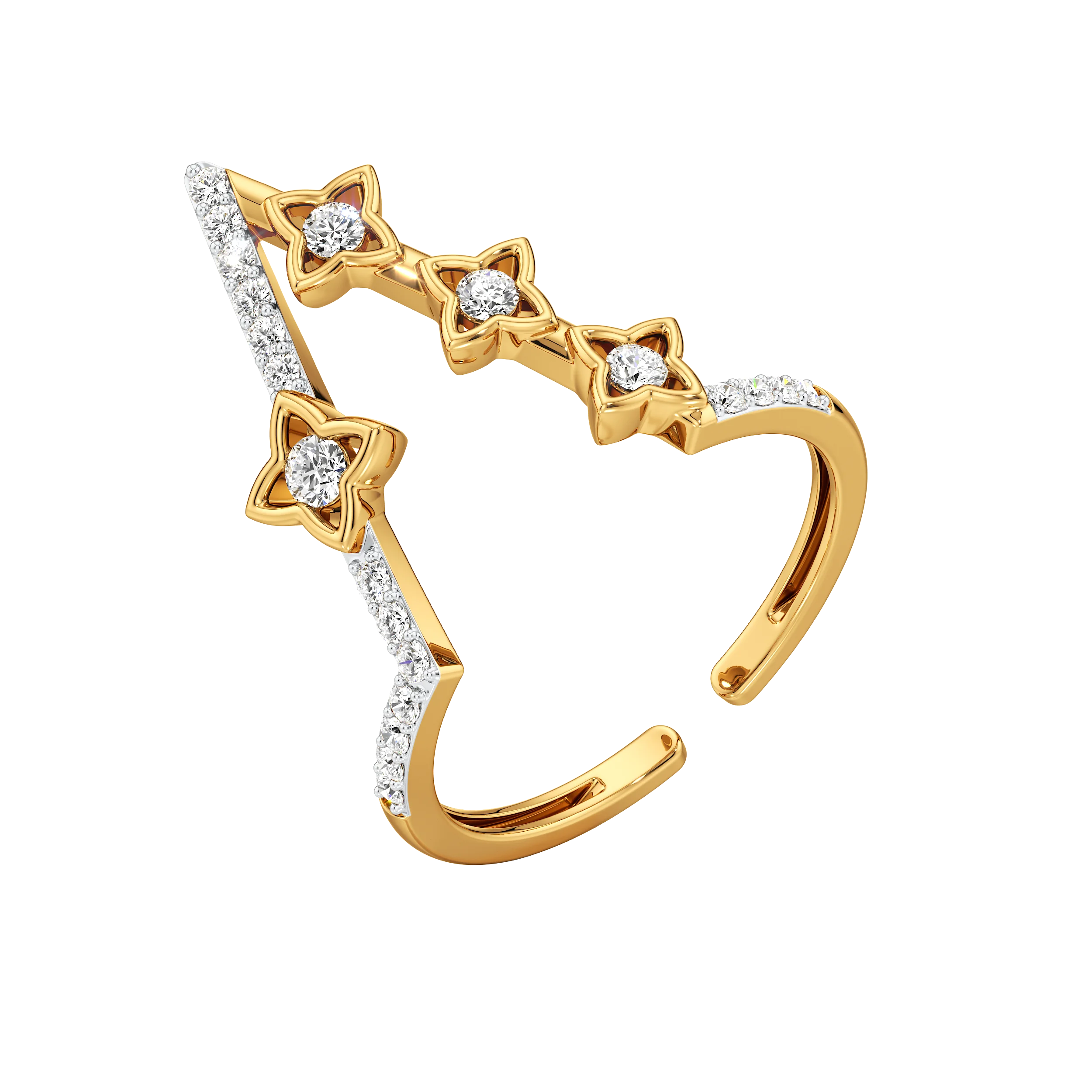 Stellar Zig-Zag Ring 0