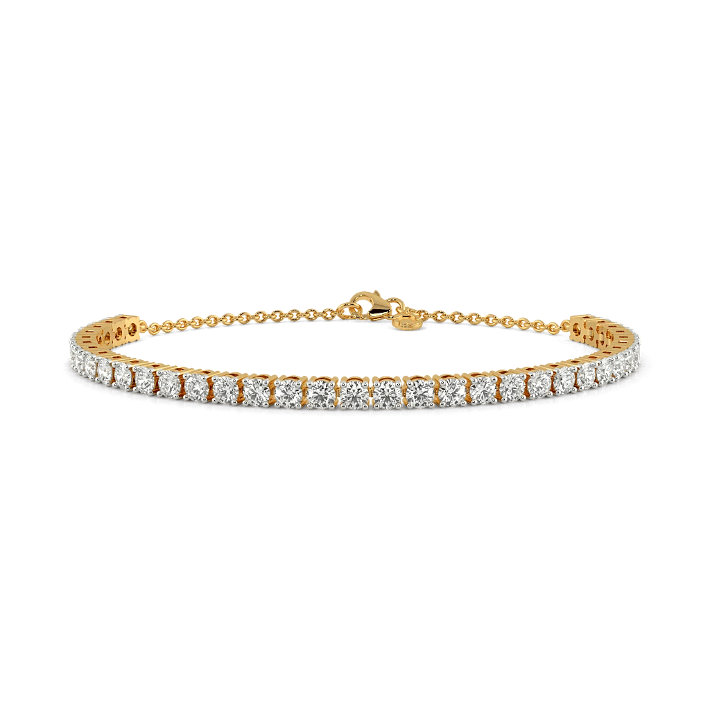 Lustrous Line Tennis Bracelet