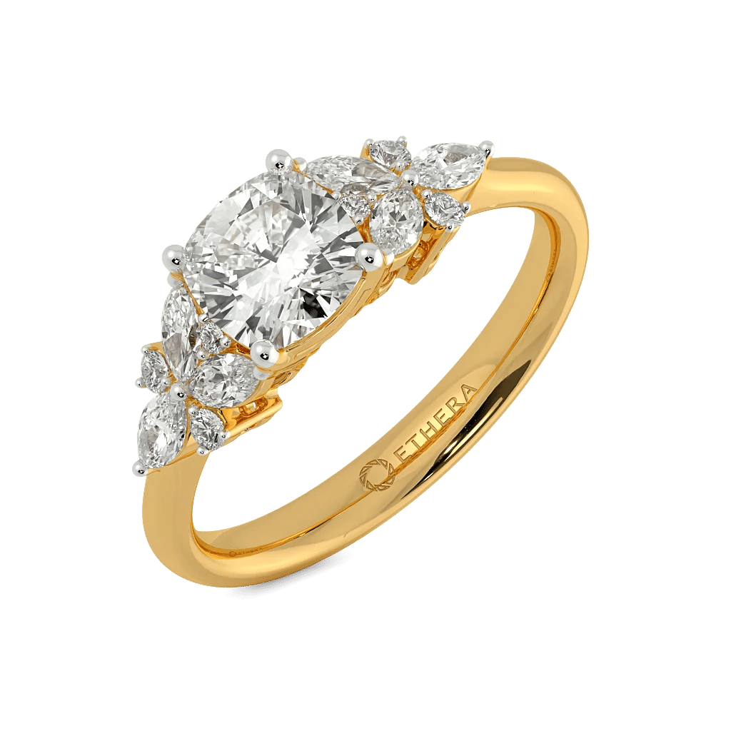 Trio Of Love Solitaire Ring 0