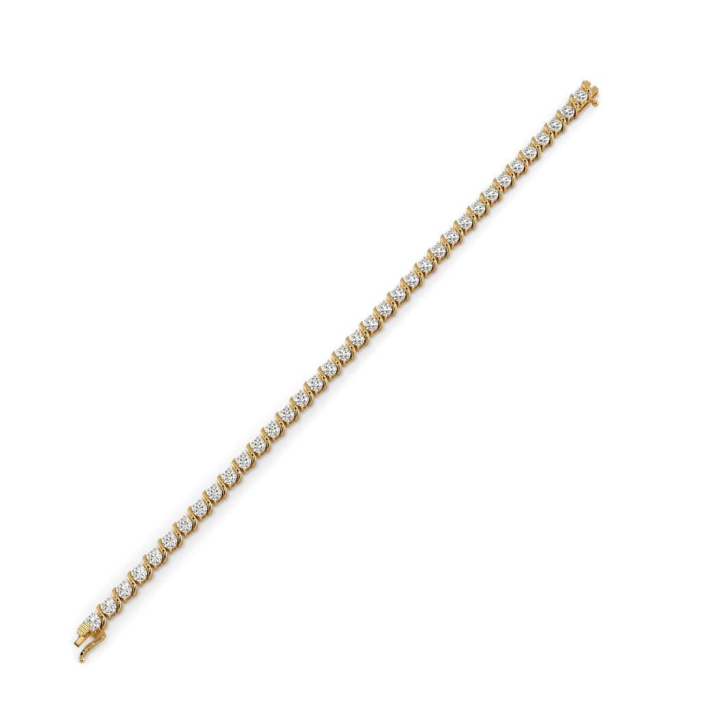 Diamond Stream Tennis Bracelet 3