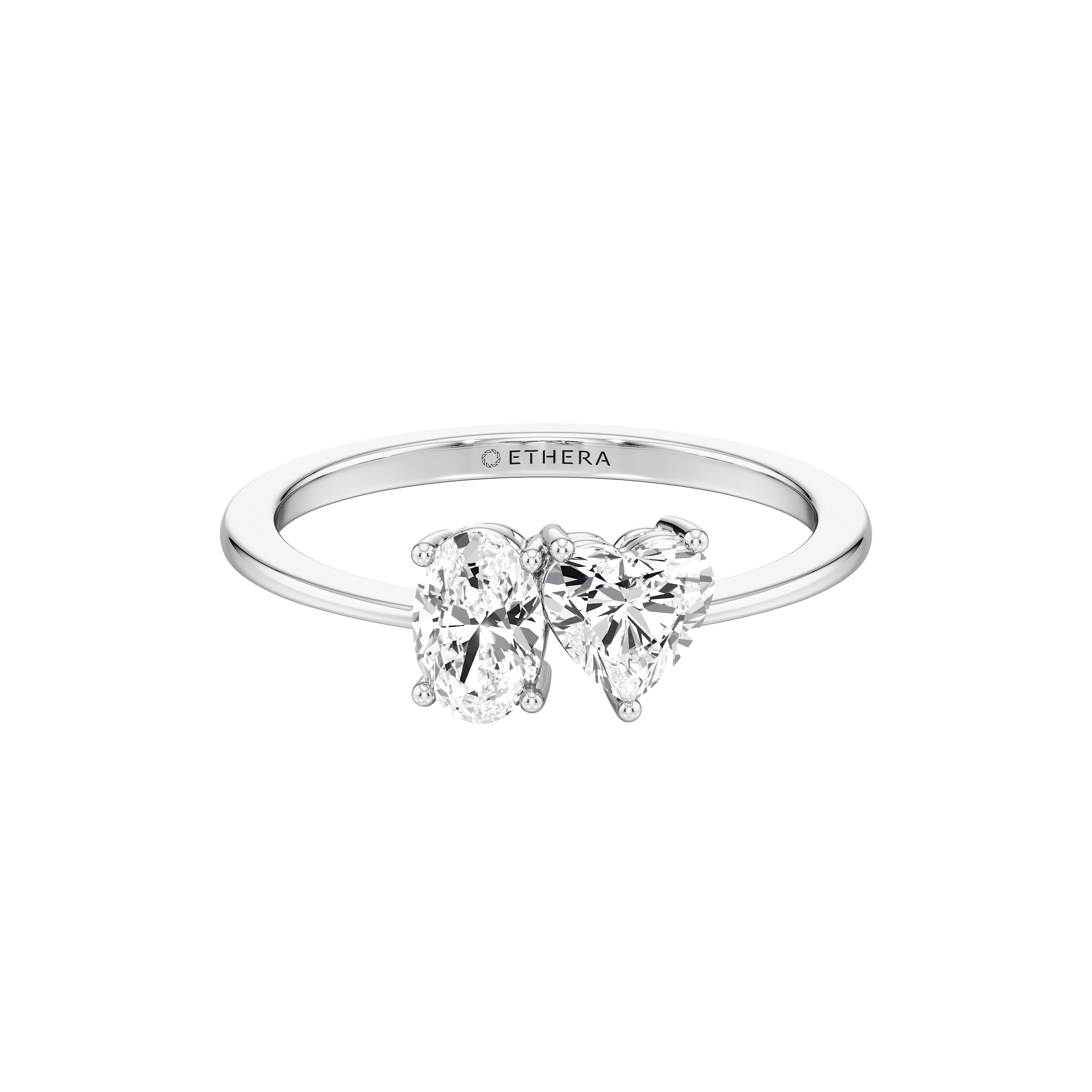 Heart & Oval Duo Ring 6