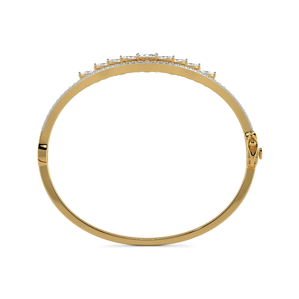 Forever In Bloom Oval Bangle 2