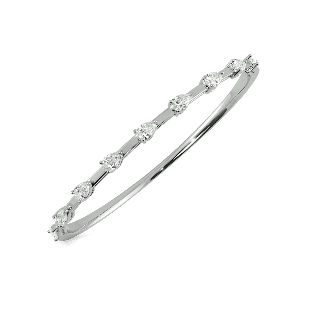 Luxe Scatter Oval Bangle 3