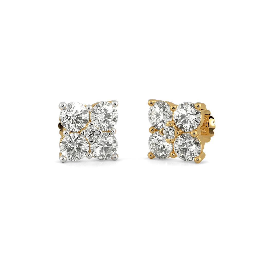 Moonstone Quad Stud Earrings 0