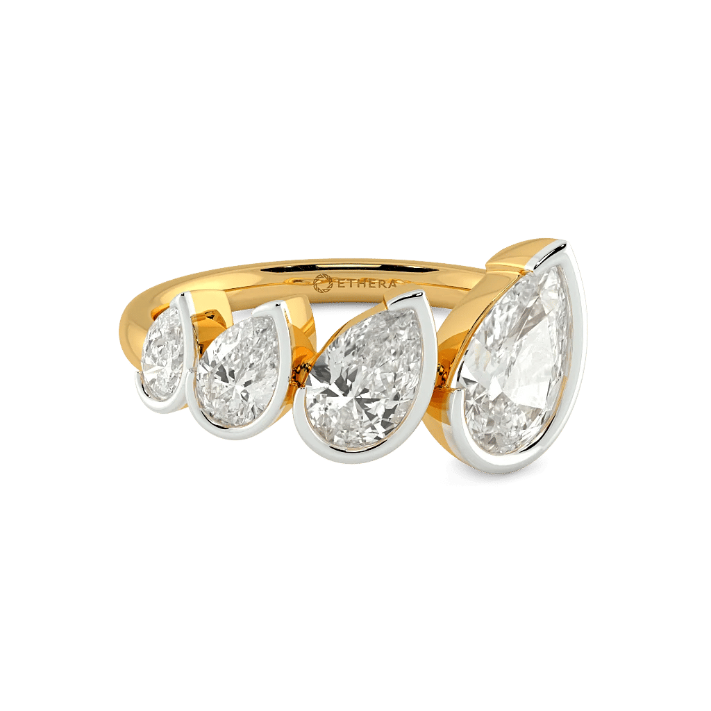 Cascade Pear Ring 3