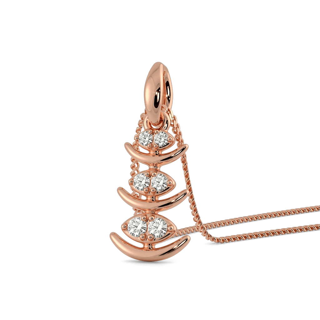 Crescent Cascade Pendant