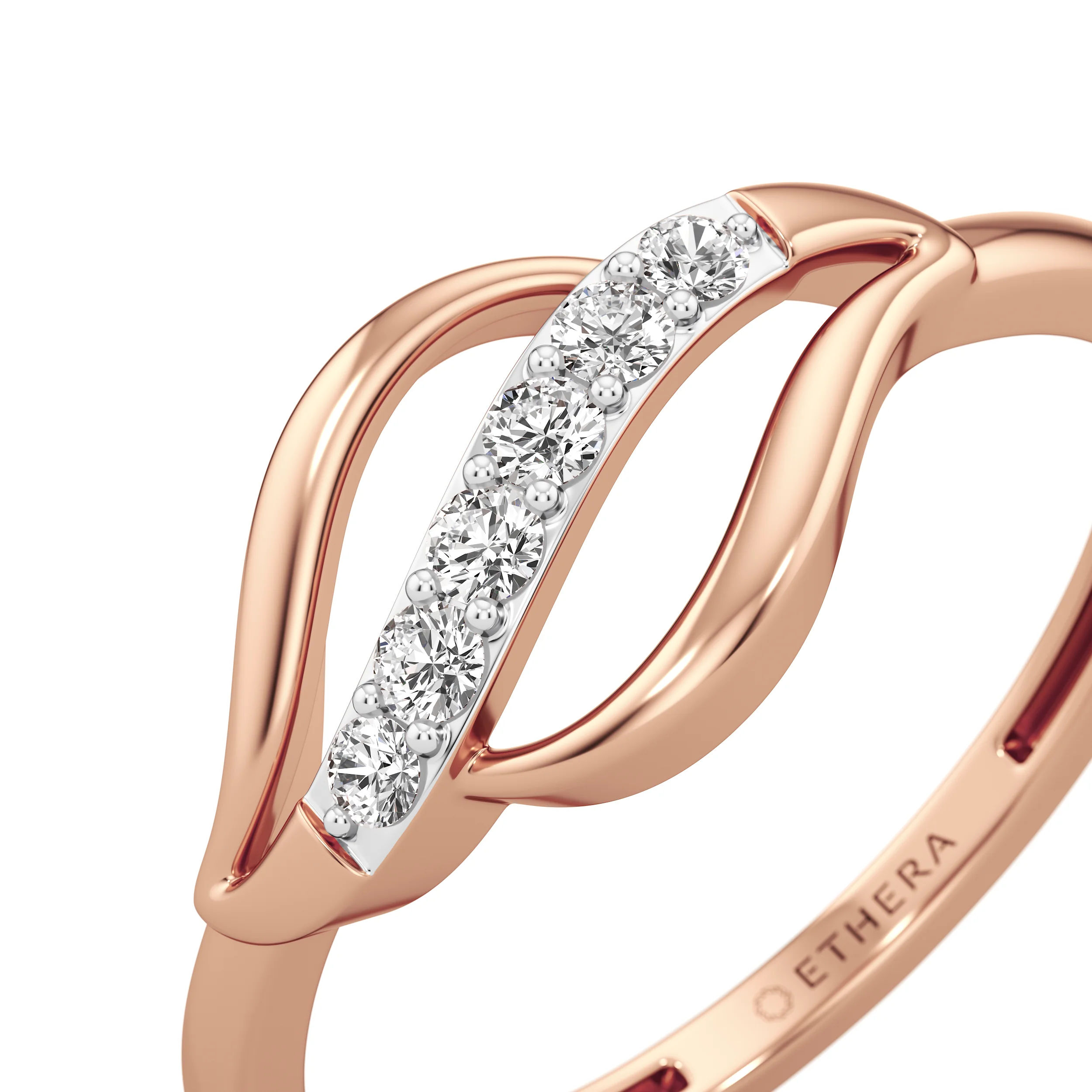 Waved Whisper Ring 10